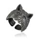 Designer Cat Motif Adjustable Ring, Ring Size: 6.5 / 17, image 
