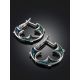 Fabulous Blue Enamel Earrings The Gothic, image , picture 2