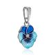 Cute Blue Enamel Floral Pendant, image , picture 7