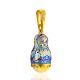 Whimsical Enamel Matryoshka Pendant With Natural Amber The Romanov, image , picture 4