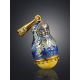 Whimsical Enamel Matryoshka Pendant With Natural Amber The Romanov, image , picture 2