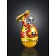 Red Enamel Matryoshka Pendant With Amber The Romanov, image , picture 2