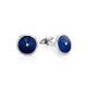 Lustrous Blue Enamel Cufflinks With Diamonds The Heritage, image 