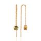Chic Zultanite Threader Earrings, image 