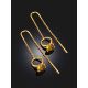 Designer Threader Earrings With Zultanite, image , picture 2