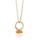 Designer Ring Motif Pendant Necklace With Zultanite, image 