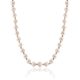 Refined Pearl Necklace With Faceted Beads The Oceania, image 