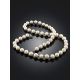 Refined Pearl Necklace With Faceted Beads The Oceania, image , picture 2