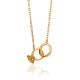 Stylish Gilded Necklace With Zultanite Pendant, image 