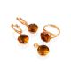 Luminous Gold-Plated Ring With Zultanite, Ring Size: 8 / 18, image , picture 9