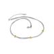 Trendy Silverer Necklace With Gilded Charms The Silk, image , picture 4