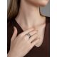 Gorgeous Enamel Topaz Ring Set With The Gothic, Ring Size: 8 / 18, image , picture 3