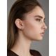 Colorful Silver Enamel Hoop Earrings The Gothic, image , picture 4