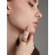Designer Gilded Ring With Enamel "The Beatles", Ring Size: 9 / 19, image , picture 3