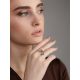 Feather Motif Bicolor Ring, Ring Size: 6 / 16.5, image , picture 3