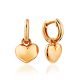 Trendy Heart Motif Transformable Earrings, image 