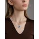 Cute Blue Enamel Floral Pendant, image , picture 3