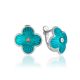 Shimmering Enamel Earrings With Diamonds The Heritage		, image 