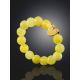 Cute Honey Colored Amber Ring With Gilded Heart The Palazzo, Ring Size: Adjustable, image , picture 2