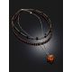 Triple Choker With Natural Amber The Link Collection, image , picture 2