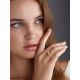 Cute Honey Colored Amber Ring With Gilded Heart The Palazzo, Ring Size: Adjustable, image , picture 4