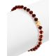 Cherry Amber Bracelet With Heart Motif Charm The Palazzo, image , picture 3
