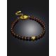 Cherry Amber Bracelet With Heart Motif Charm The Palazzo, image , picture 2