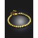Amber Bracelet With Heart Motif Charm The Palazzo, image , picture 2