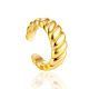Ribbed Gilded Ear Cuff The ICONIC, image 