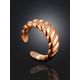 Rose Gold Plated Textured Cuff The ICONIC, image , picture 2