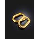 Carabiner Motif Gilded Hoop Earrings The ICONIC, image , picture 2