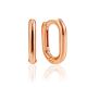 Bold Carabiner Motif Gilded Hoops The ICONIC, image 