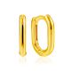 Carabiner Motif Gilded Hoop Earrings The ICONIC, image 