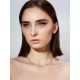 Trendy Pearl Choker Necklace The Oceania, Length: 38, image , picture 3