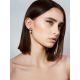 Designer Drop Earrings With Baroque Pearl The Oceania, image , picture 3