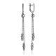 Chain Earrings With Faceted Beads The Sparling, image 