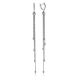 Chain Earrings With Faceted Beads The Sparkling, image 