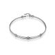 Bold Bangle Bracelet With Faceted Beads The Sparkling, image 