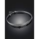 Bold Bangle Bracelet With Faceted Beads The Sparkling, image , picture 2
