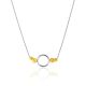 Bicolor Chain Necklace With Faceted Beads The Sparkling, image 