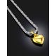 Bicolor Heart Pendant Necklace The ICONIC, image , picture 2