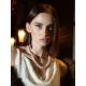 Refined Pearl Necklace With Faceted Beads The Oceania, image , picture 6