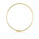 Designer Gilded Hoop Necklace The Silk, image 