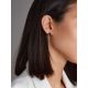 Refined Threader Chain Earrings With Baltic Amber, image , picture 3