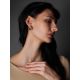 Bold Matte Texture Hoop Earrings The Silk, image , picture 3