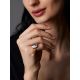 Gold Topaz Ring With Nacre, Ring Size: 6 / 16.5, image , picture 3