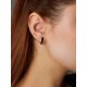 Chain Design Earrings The ICONIC black edition, image , picture 3