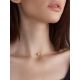 Invisible Necklace With Crystal In Gold The Aurora, Length: 42, image , picture 4