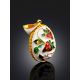 Enamel Strawberry Pendant The Romanov, image , picture 2