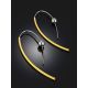 Bicolor Hook Earrings The Silk, image , picture 2
